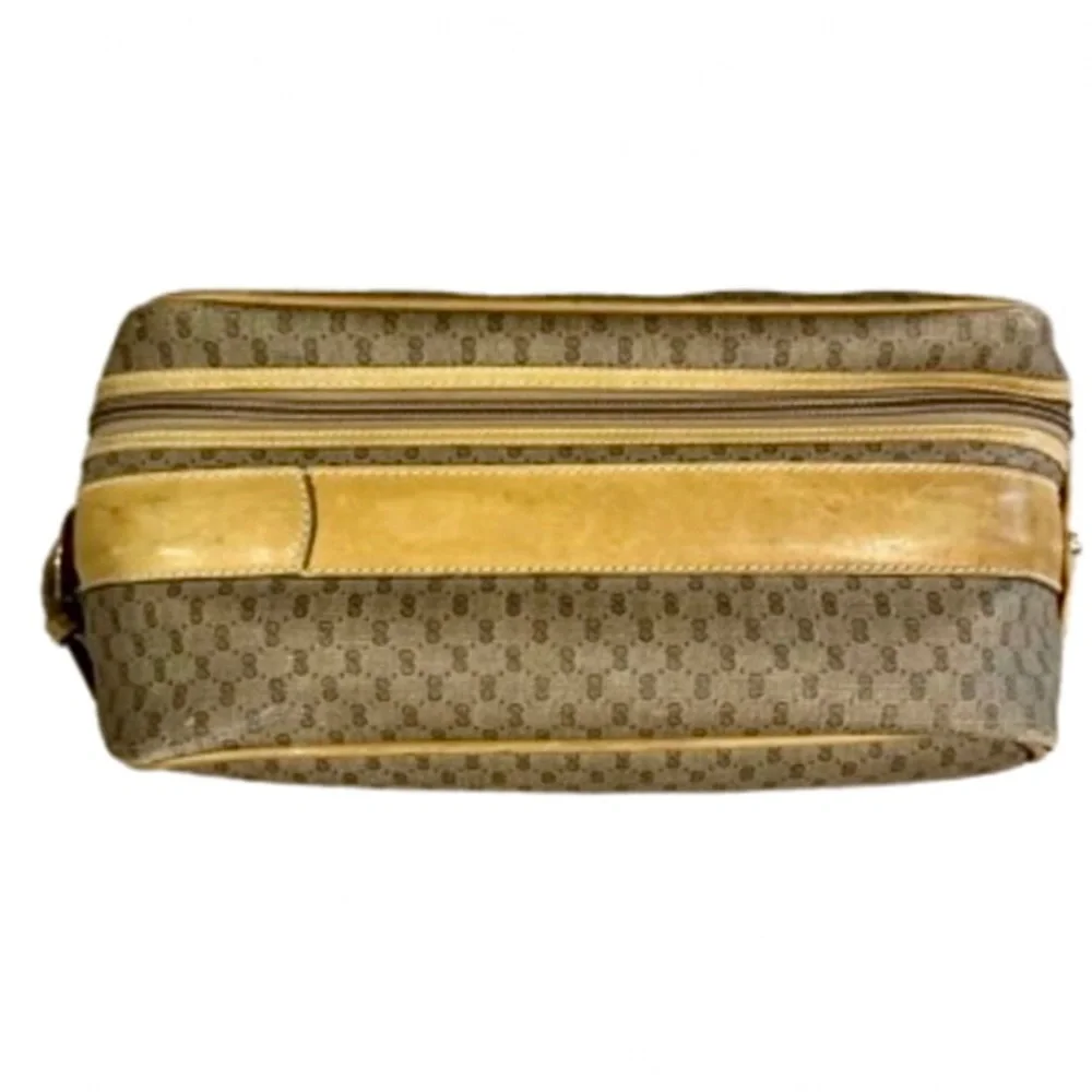 GUCCI GG MicroGuccissima Sherry Line Vintage Suitcase w/ Lock & Key